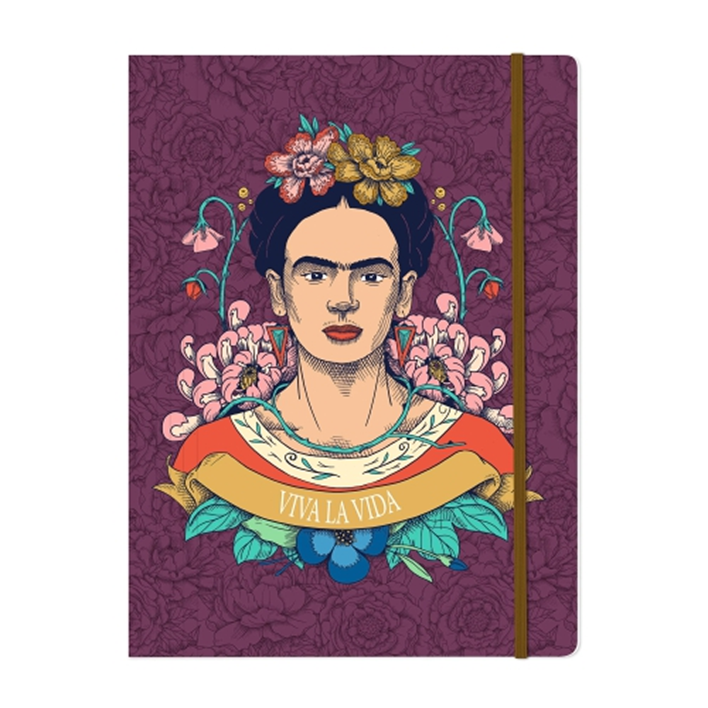 Папка на резинках "Frida Kahlo", разноцветный