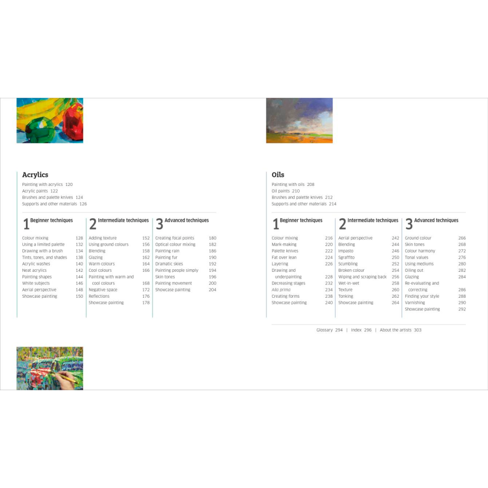 Книга на английском языке "Artists Painting Techniques", DK - 3