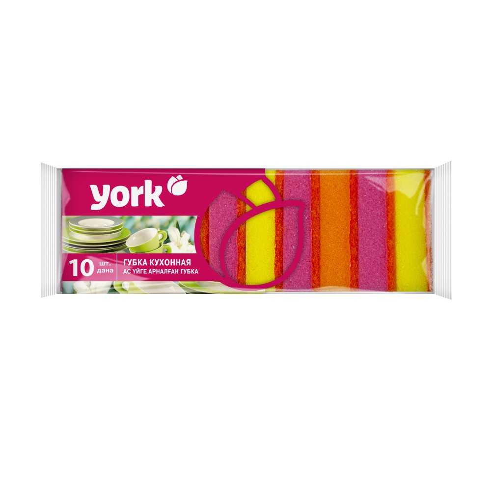 Губка кухонная для мытья посуды "York Maxi" - 6