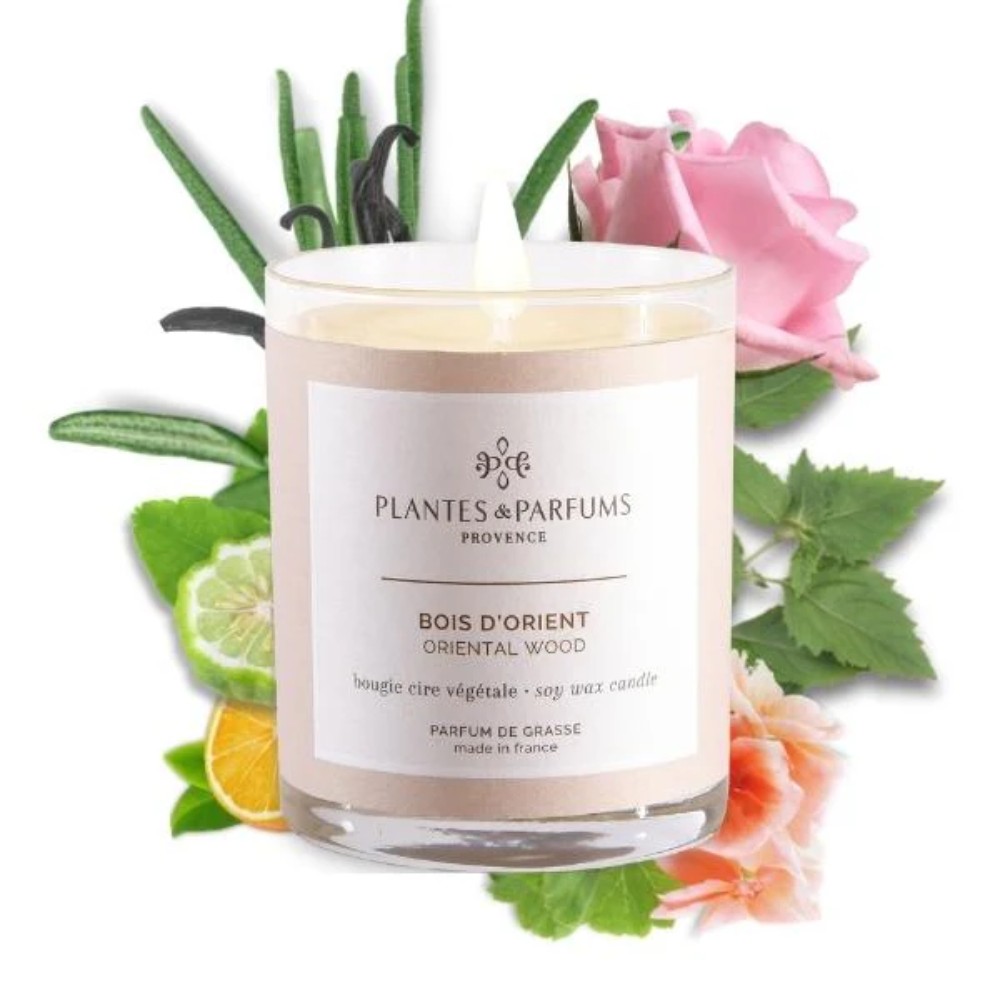 Свеча ароматическая PLANTS&PARFUMS "Oriental Wood", 180 гр., подарочная упаковка - 2