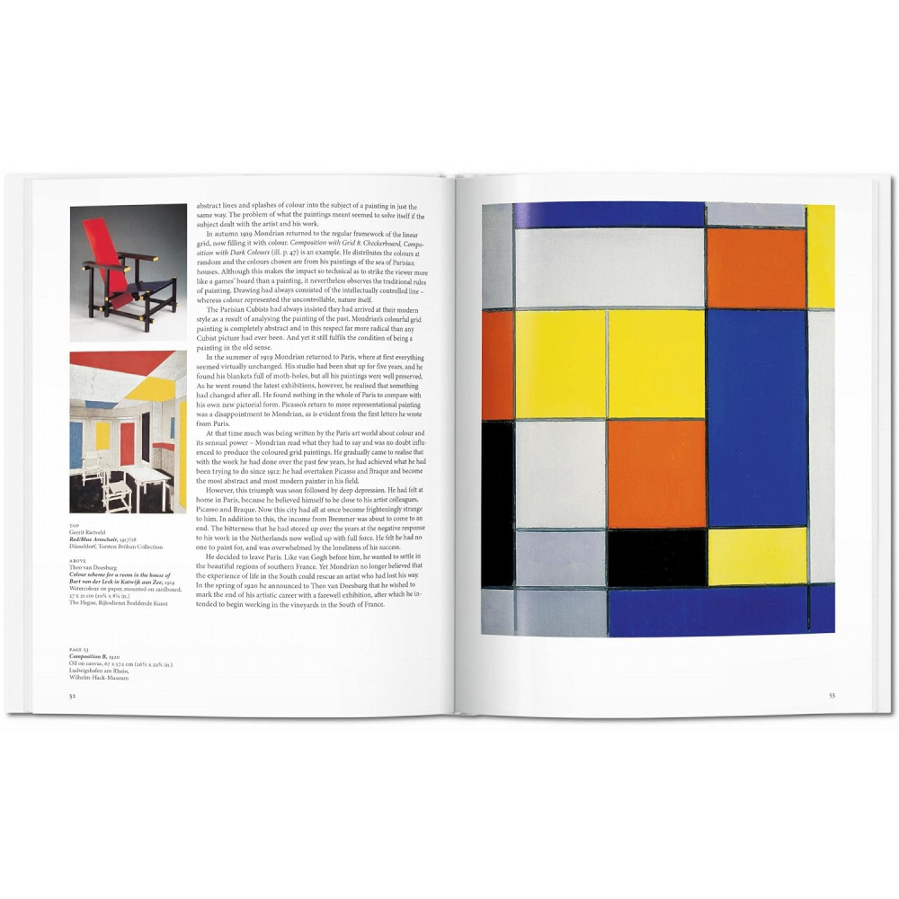 Книга на английском языке "Basic Art. Mondrian"  - 2