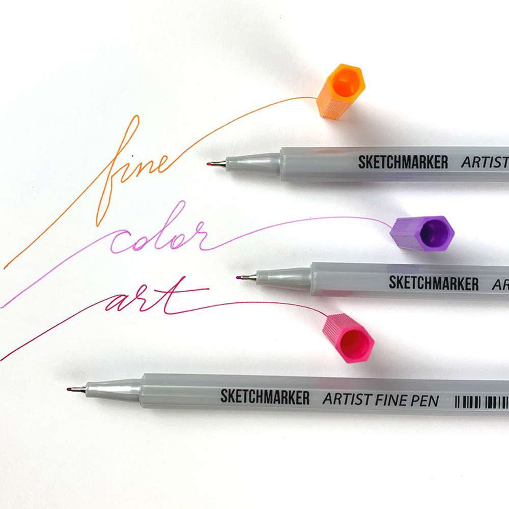 Ручка капиллярная "Sketchmarker", 0.4 мм, нефритовый - 4