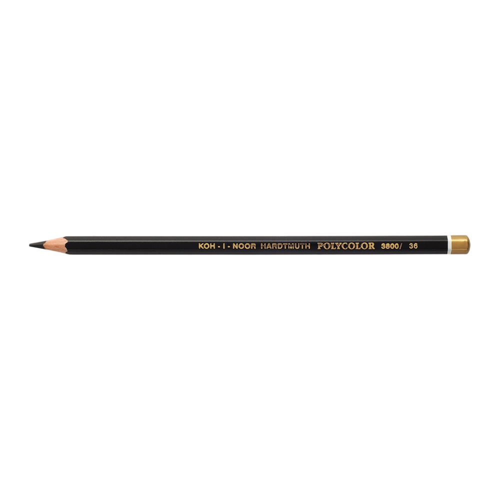 Карандаш цветной Koh-I-Noor "Polycolor 3800", 036 сажа слоновой кости