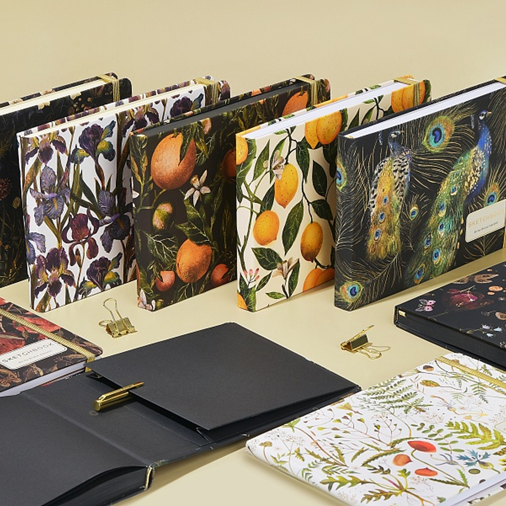 Скетчбук "Flora. Paradise. Oranges", 14.6х21.3 см, 100 г/м2, 100 листов, разноцветный - 10