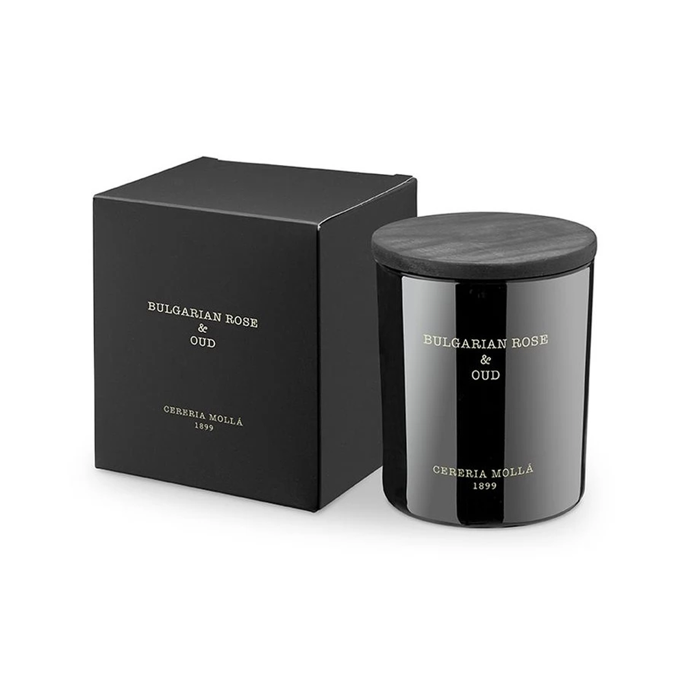 Свеча ароматическая CERERIA MOLLA "Bulgarian Rose & Oud", 230 гр., подарочная упаковка