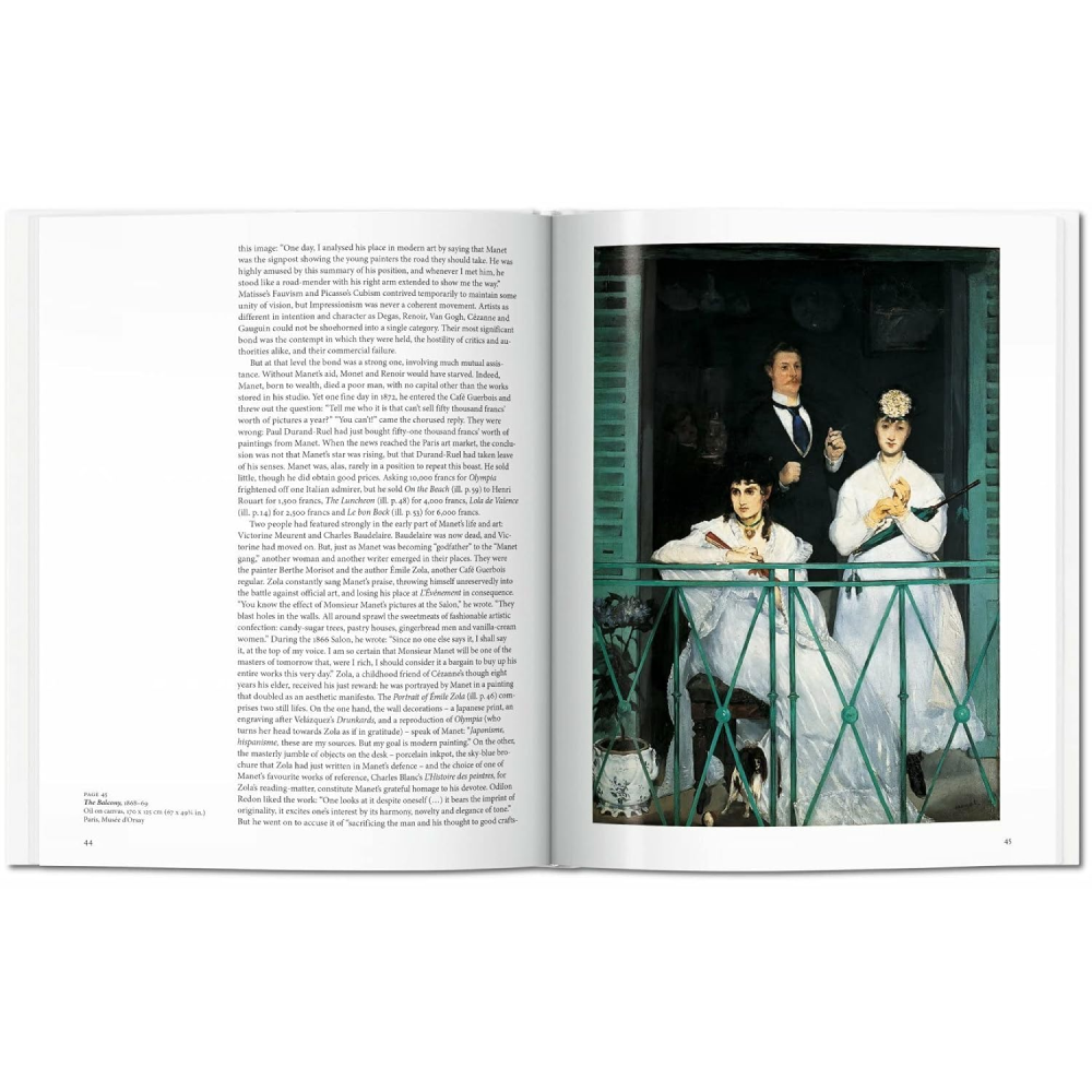 Книга на английском языке "Basic Art. Manet"  - 3
