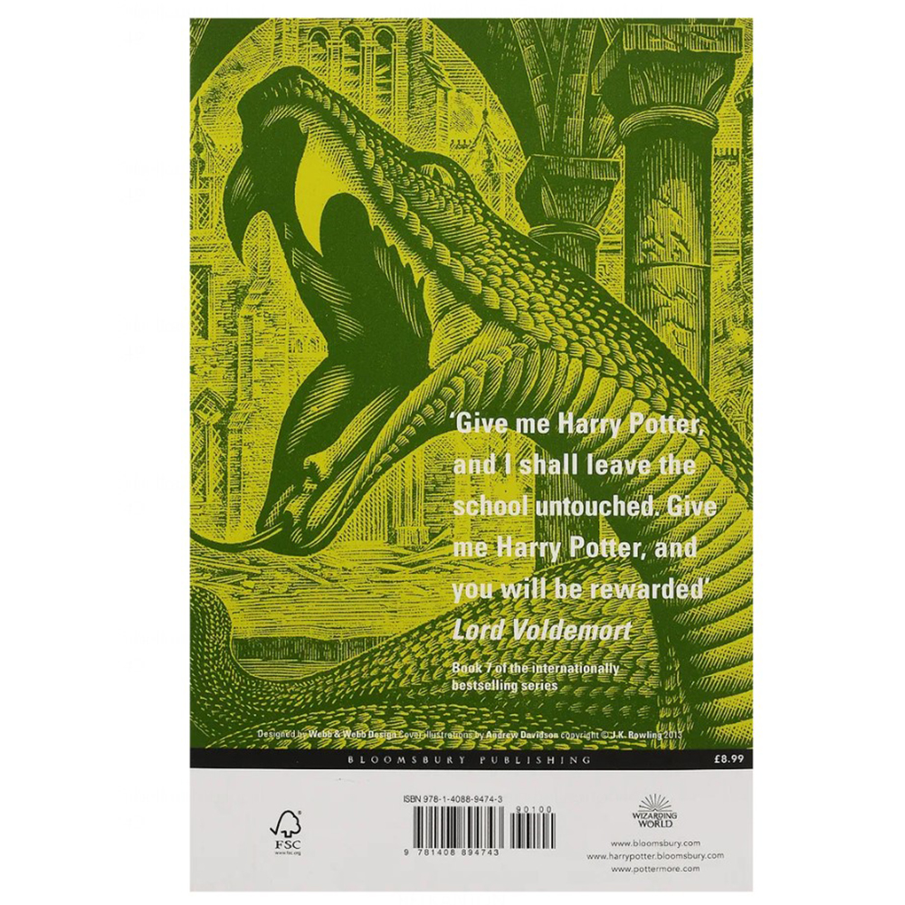 Книга на английском языке "Harry Potter and the Deathly Hallow – Adult PB", Rowling J.K.  - 2