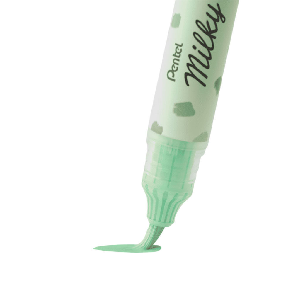 Маркер-кисть "Milky Brush", зеленый пастельный - 2