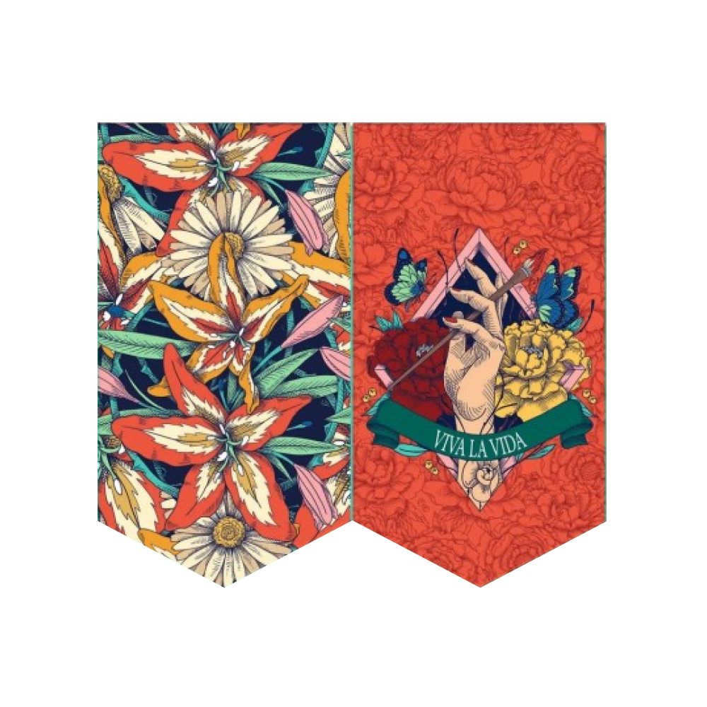Закладка для книг "Frida Kahlo", 7,5x4 мм, магнитные, 2 штуки - 2