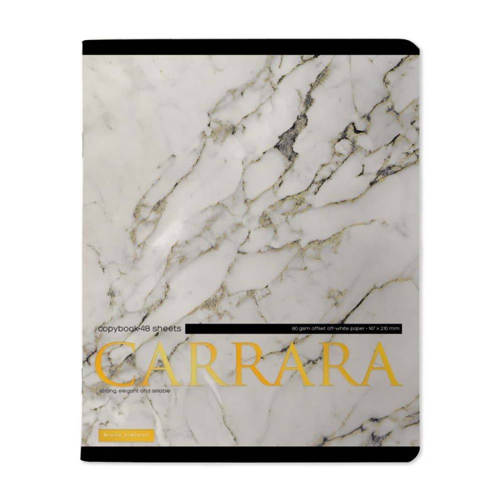 Тетрадь "Carrara", A5, 48 листов, клетка, ассорти - 6