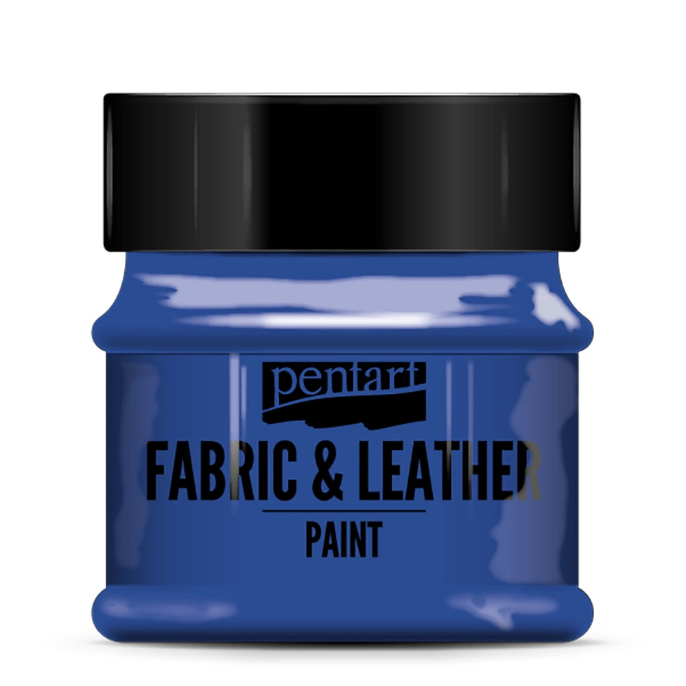 Краска для текстиля "Pentart Fabric & Leather paint", 50 мл, синий