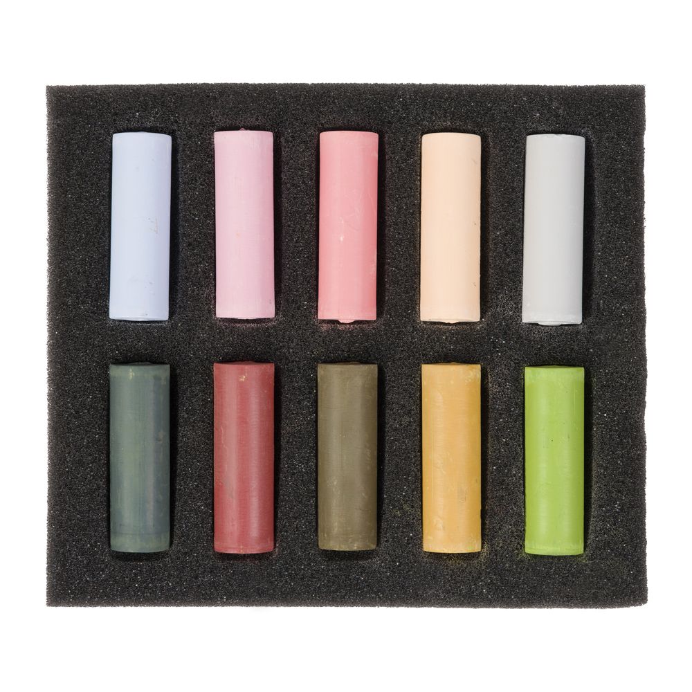 Набор мягкой пастели "Rembrandt Half Pastel", 10 цветов, приглушенные оттенки - 2
