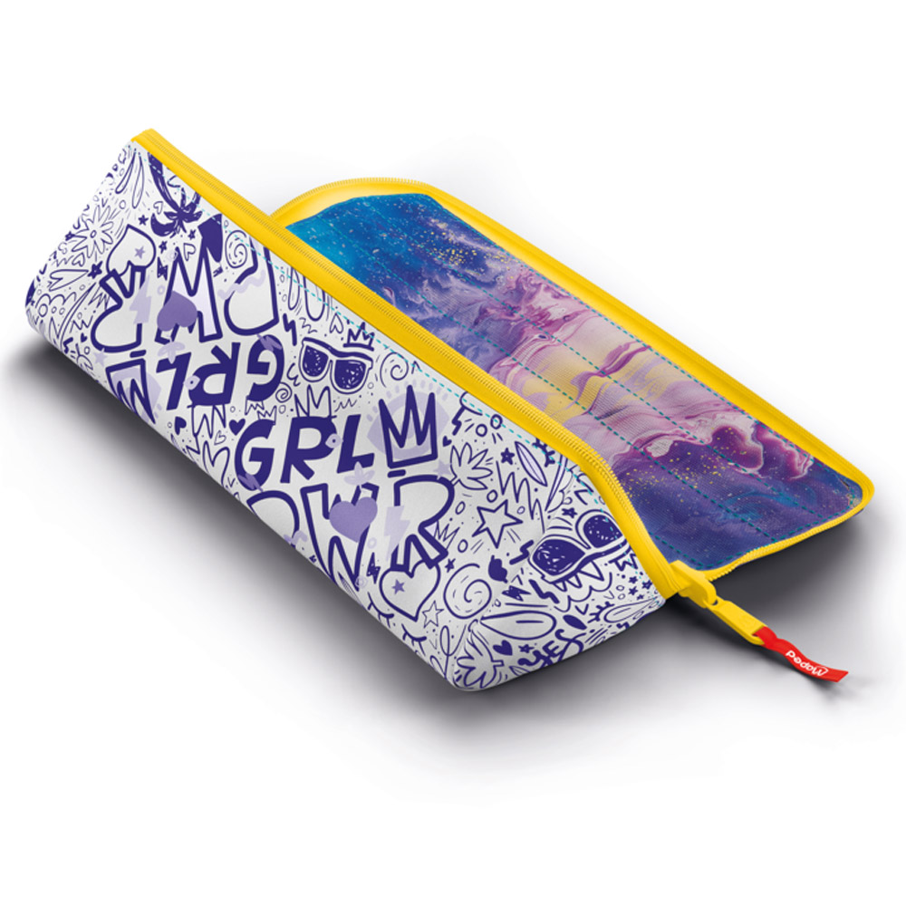 Пенал Maped "Open XXL", 1 отделение, розовый, голубой - 6
