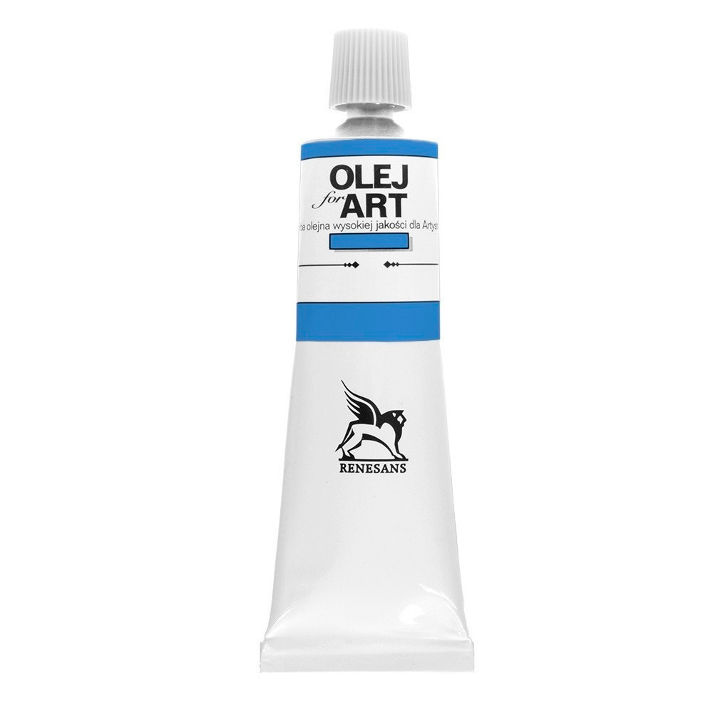 Краски масляные Renesans "Oils for art", 31 синий средиземноморский, 60 мл, туба