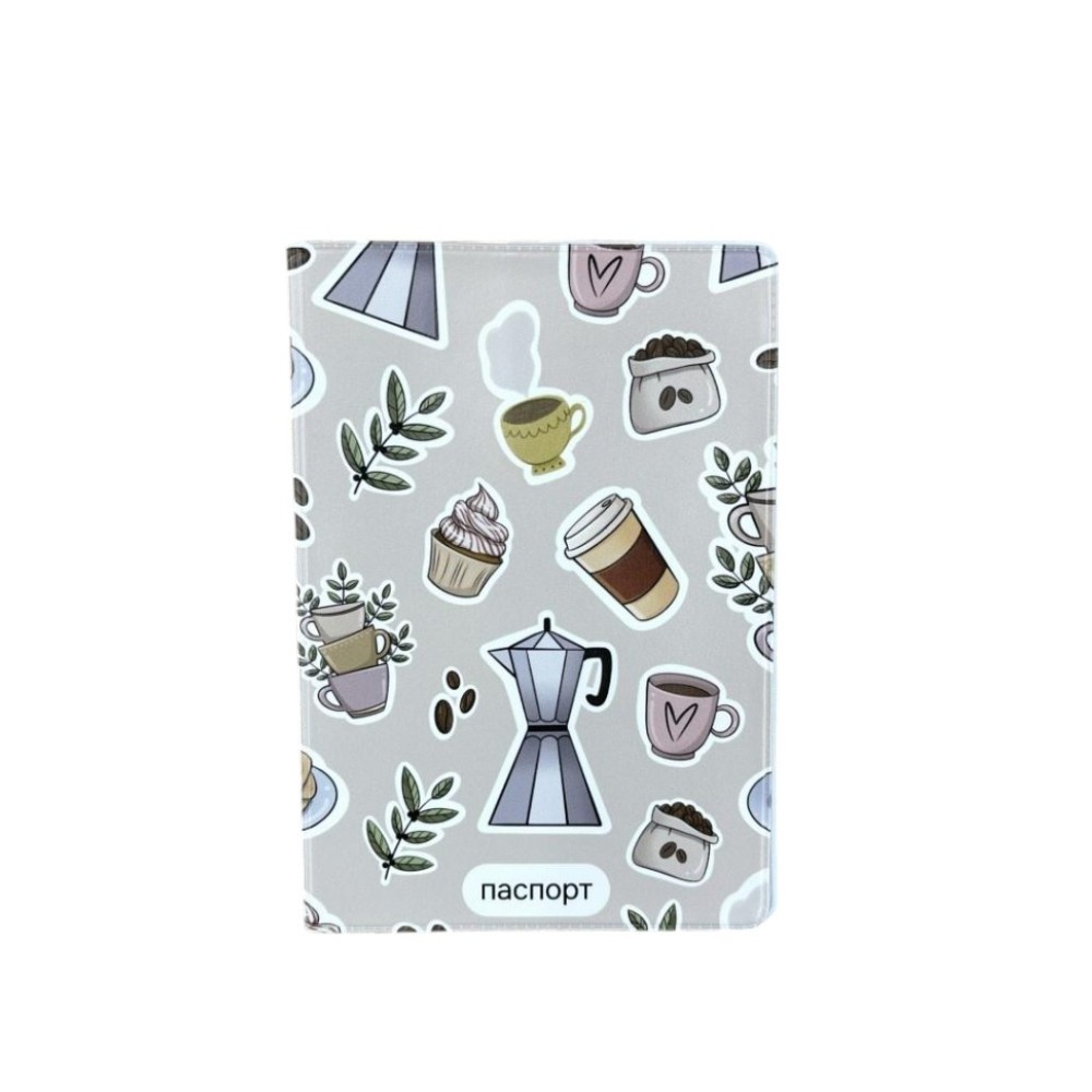 Обложка для паспорта "Coffee", ПВХ