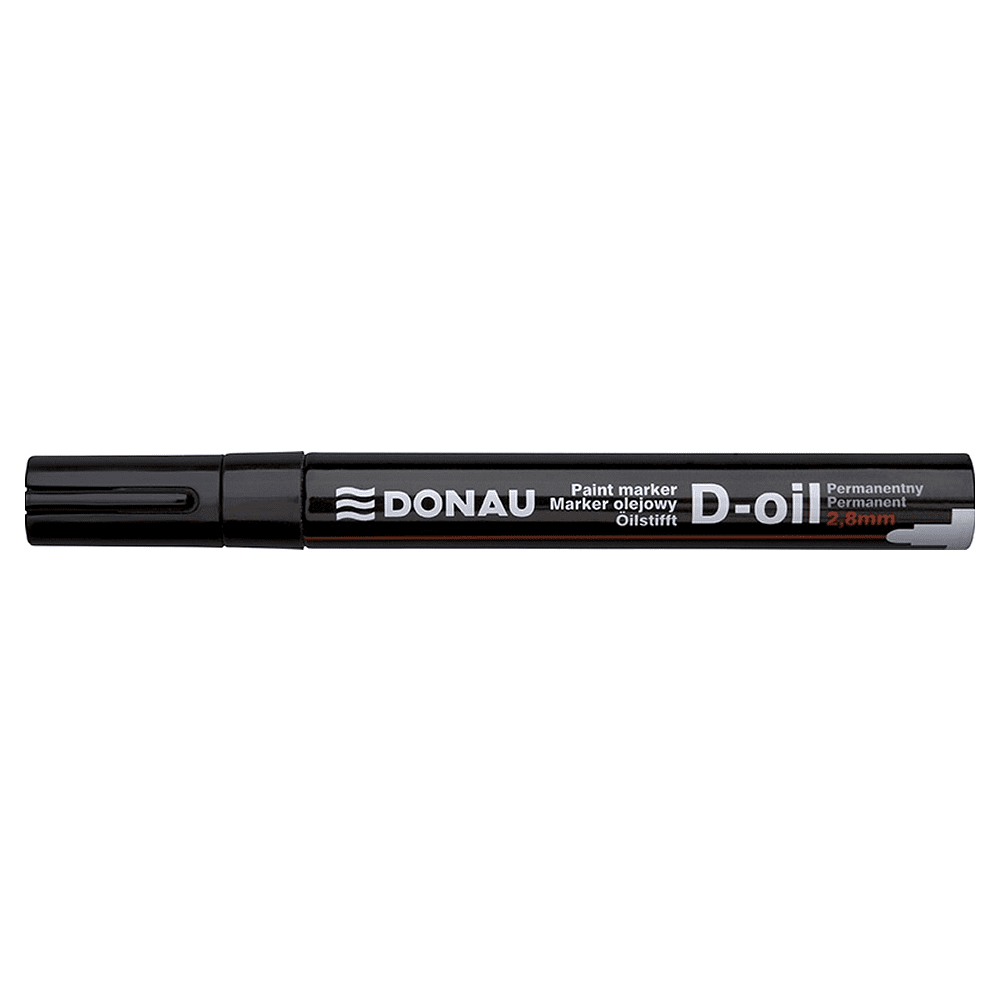 Маркер перманентный на нитрокраске "Donau D-Oil", черный - 2