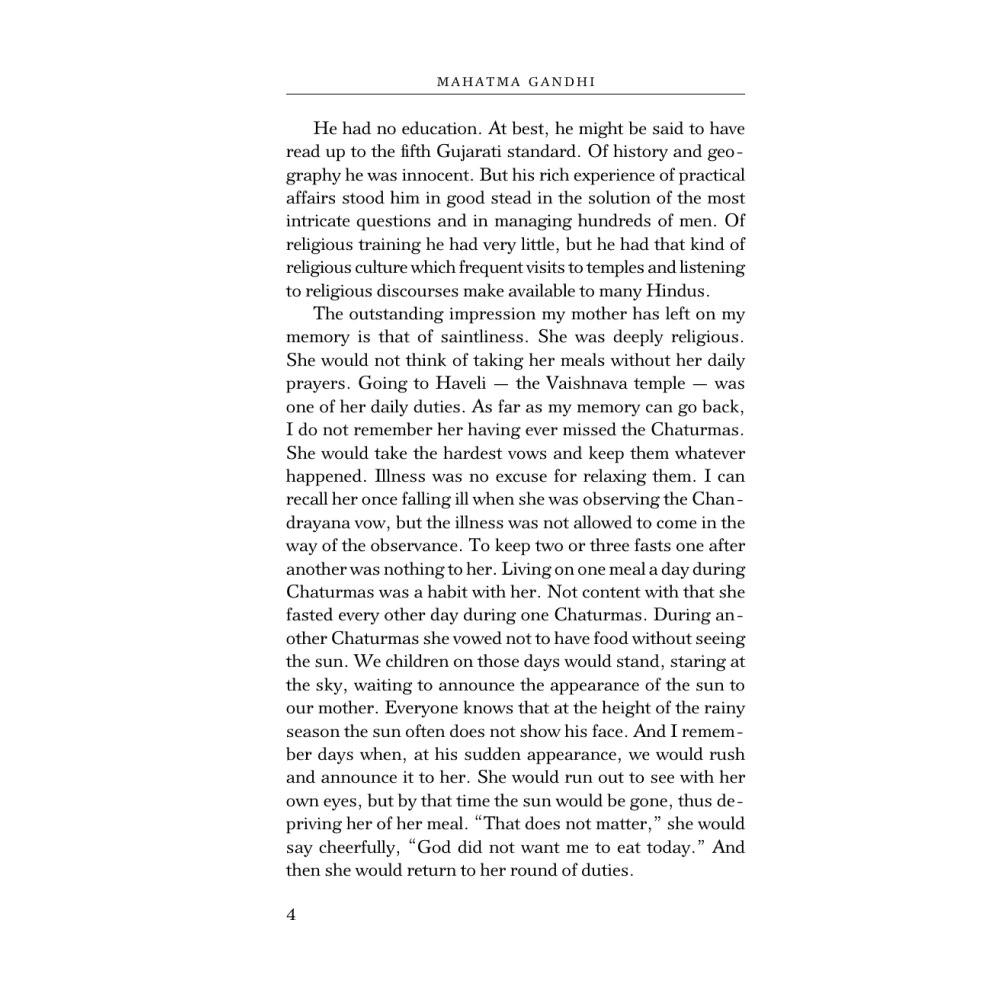 Книга на английском языке "The Story of My Life", Махатма Ганди - 3