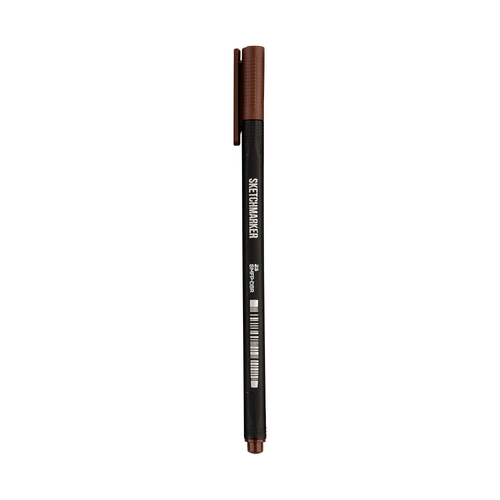 Ручка капиллярная "Sketchmarker Artist fine pen", 0.4 мм, коричневый темный