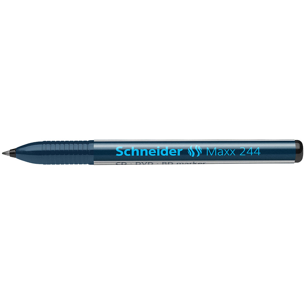 Маркер перманентный "Schneider Maxx 244", черный    - 5