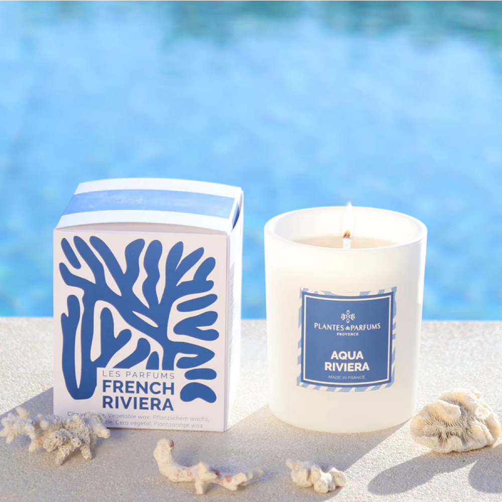 Свеча ароматическая PLANTES&PARFUMS "Aqua Riviera", 180 гр - 2