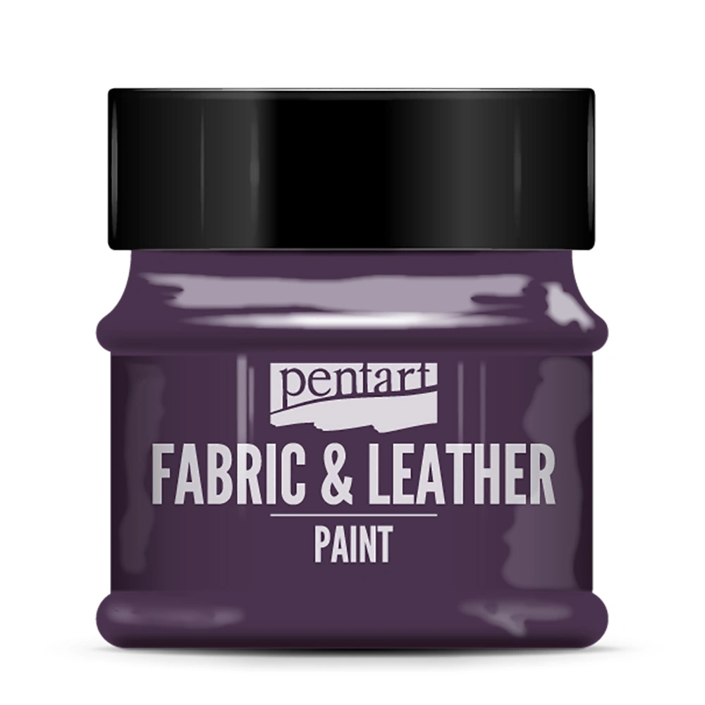 Краска для текстиля "Pentart Fabric & Leather paint", 50 мл, фиолетовый