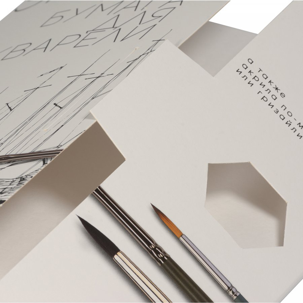 Блок бумаги для акварели "Sketch&Art", А4, 200 г/м2, 20 листов - 5