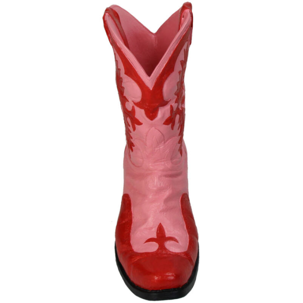 Ваза "Cowboy Boot", полирезина, красный - 2