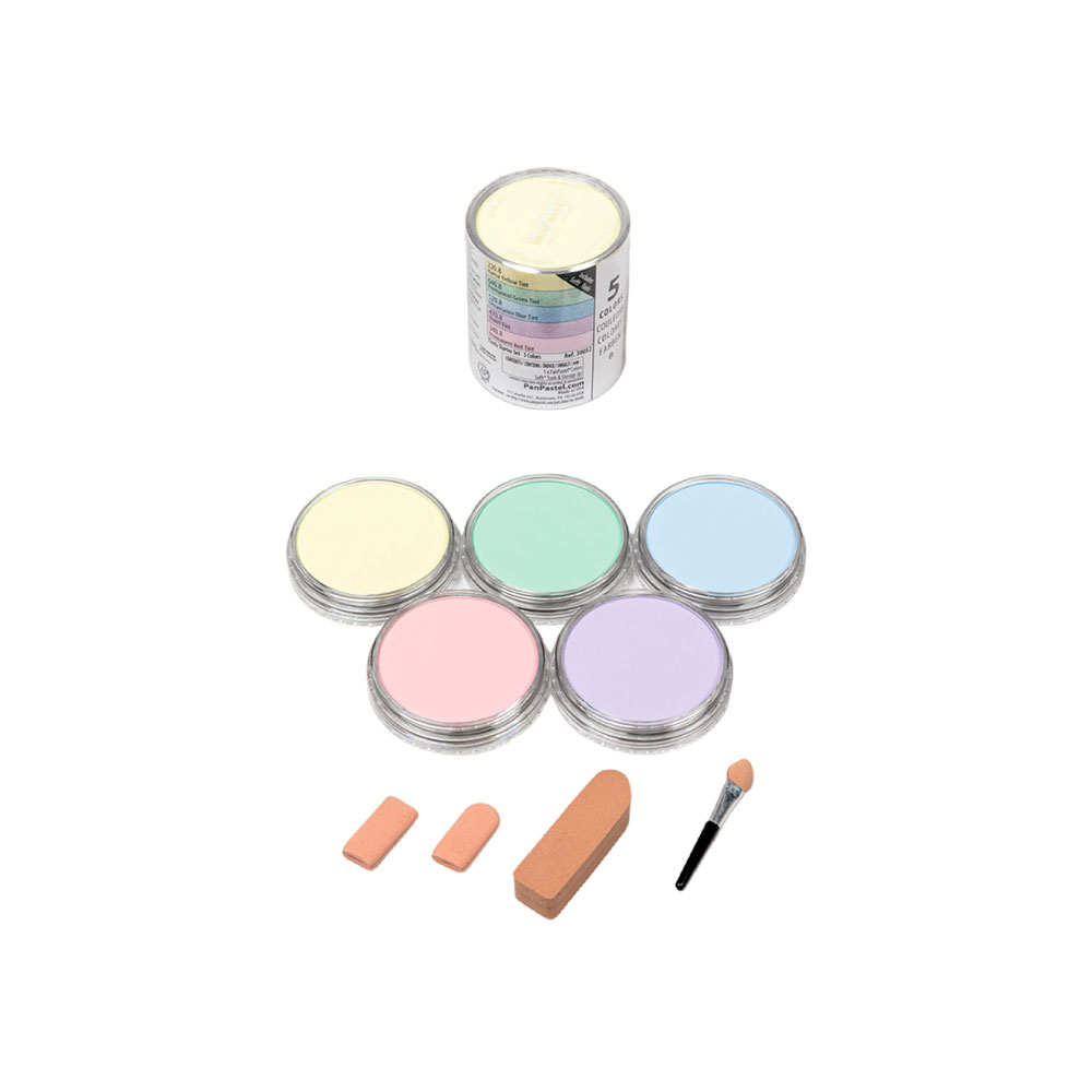 Ультрамягкая пастель "PanPastel Tints", 5 цветов