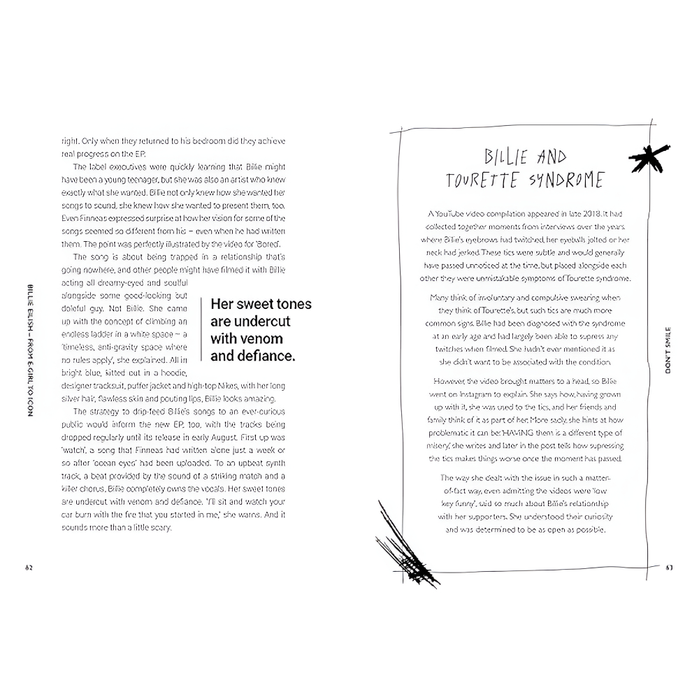 Книга на английском языке "Billie Eilish. From e-girl to Icon: The Unofficial Biography", Adrian Besley - 2