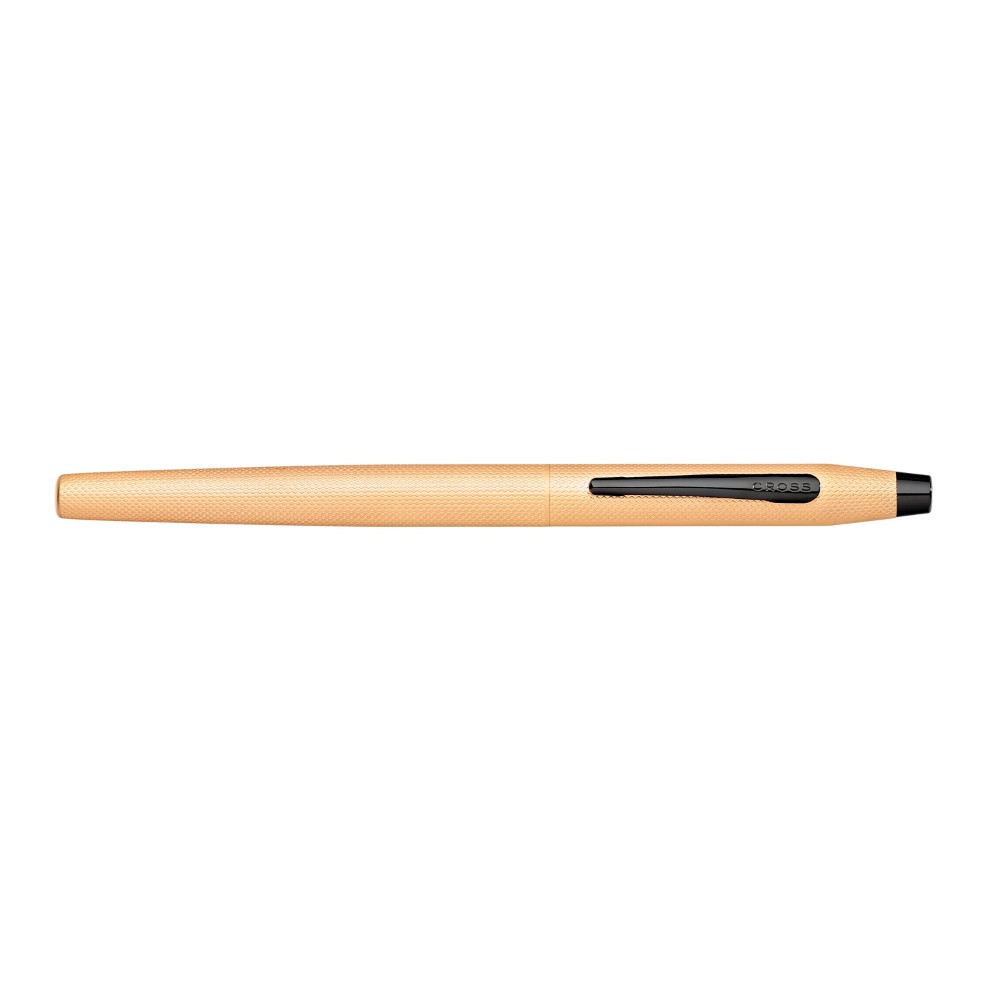 Ручка перьевая Cross "Classic Century Brushed Rose-Gold PVD", F, розовое золото, черный, патрон черный - 3