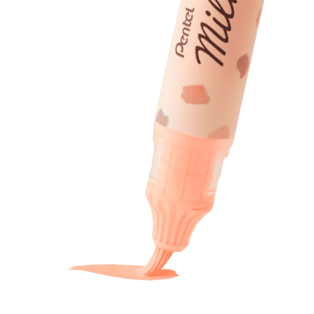 Маркер-кисть "Milky Brush", оранжевый пастельный - 2
