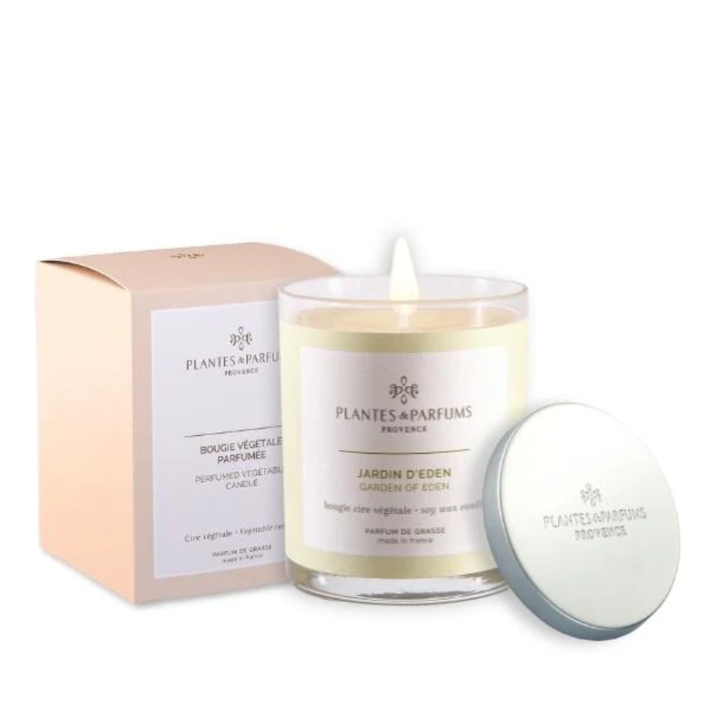 Свеча ароматическая PLANTS&PARFUMS "Garden of Eden", 180 гр., подарочная упаковка - 3