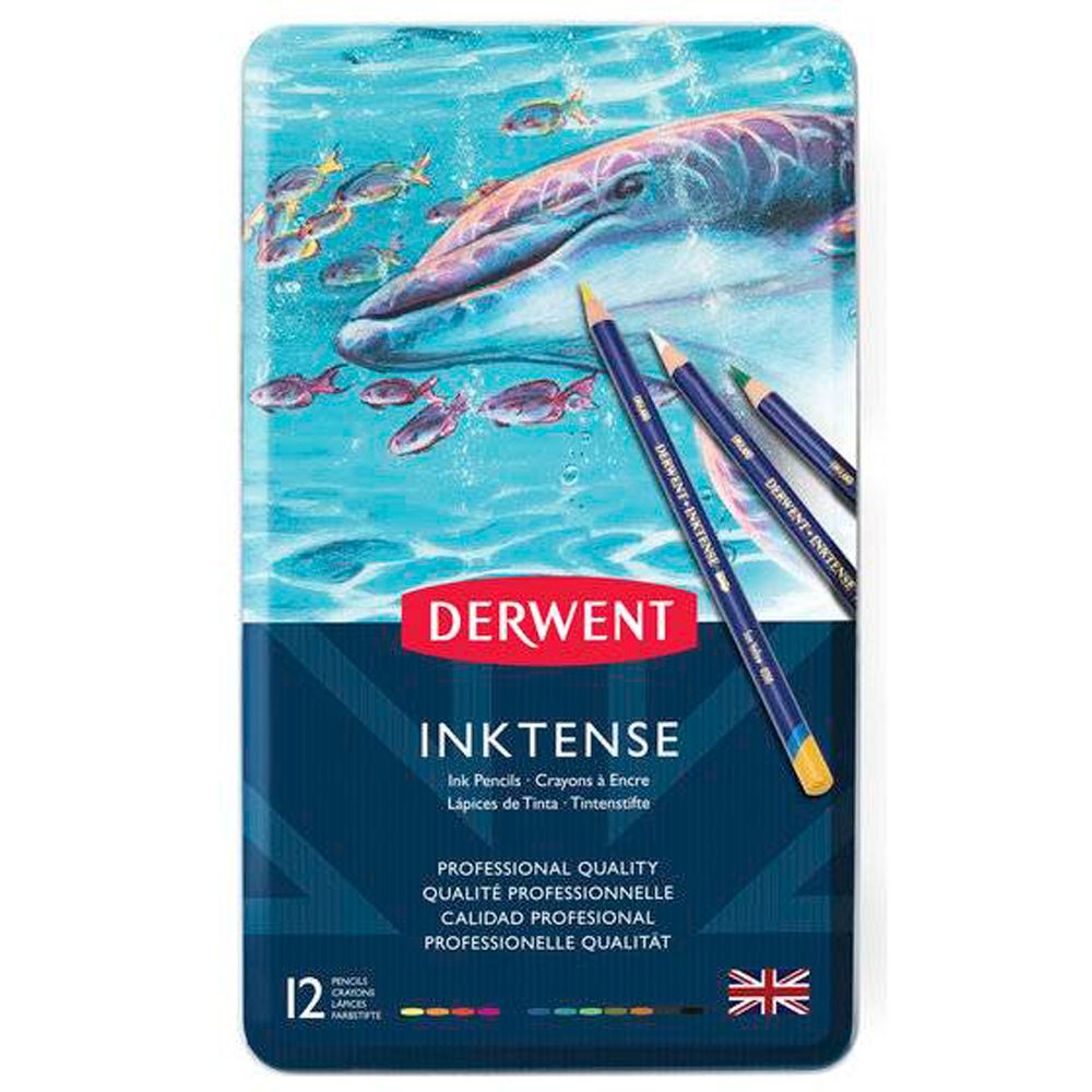 Набор акварельных карандашей "Inktense", 12 цветов - 2