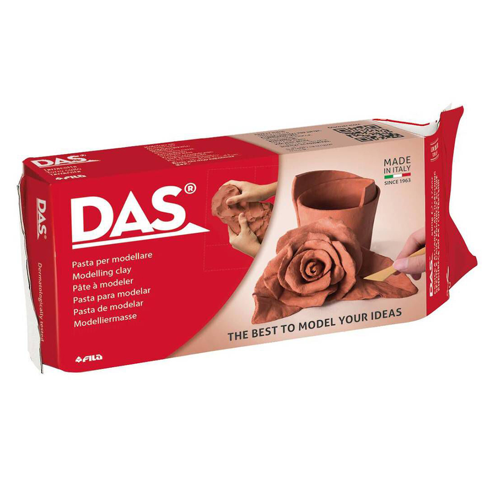 Паста для моделирования "DAS", 1000 г, терракотовый