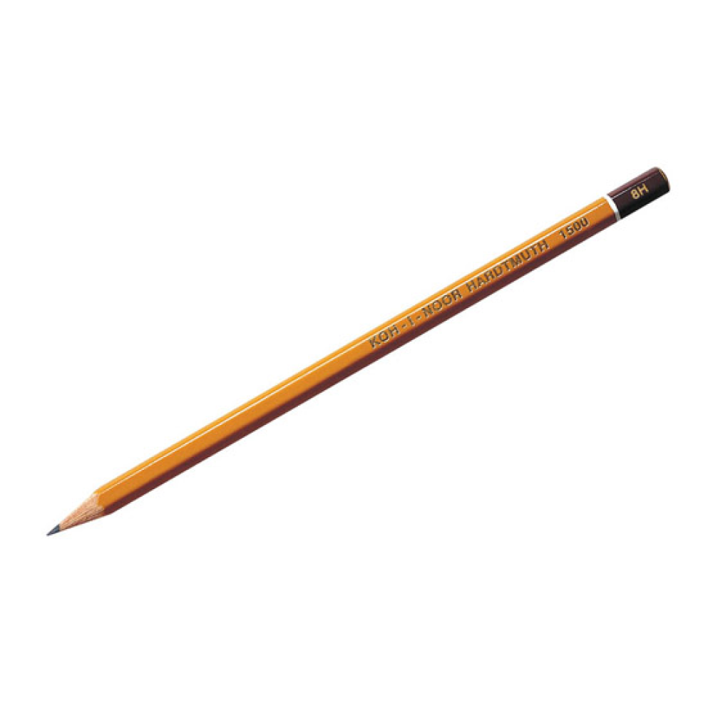 Карандаш чернографитный "Koh-I-Noor 1500", 8H