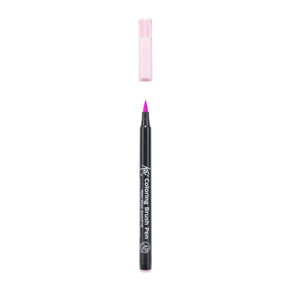 Маркер акварельный "Koi Color Brush", лиловый - 3