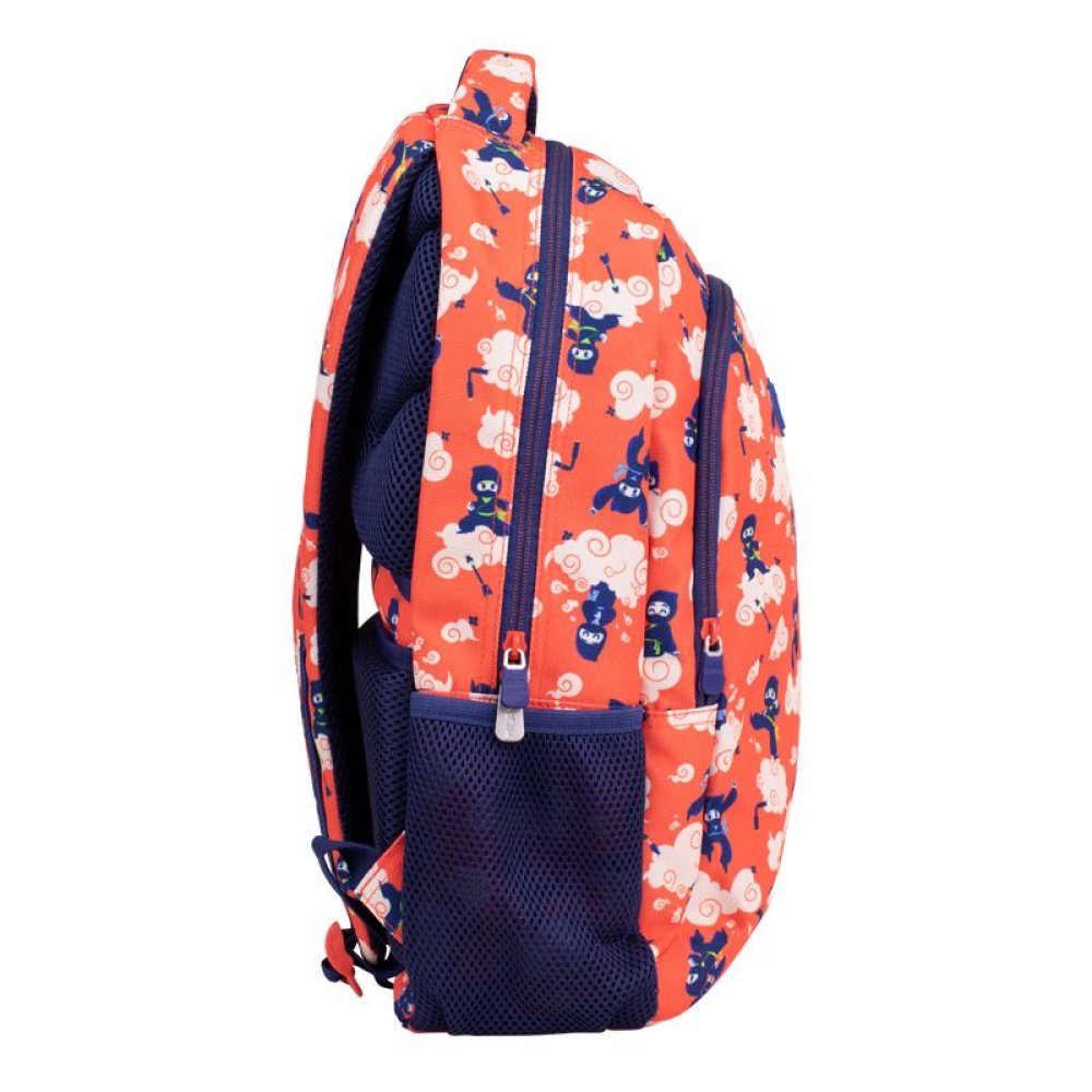 Рюкзак для учащихся начальных классов "Ninjutsu", красный - 4