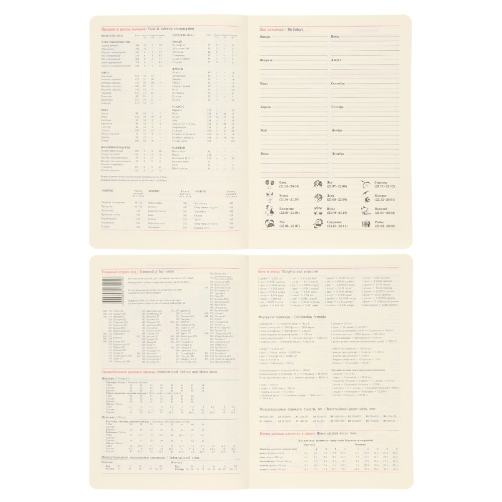 Ежедневник недатированный "FIORENZO Note Book", A5, 168 страниц, бордовый - 8