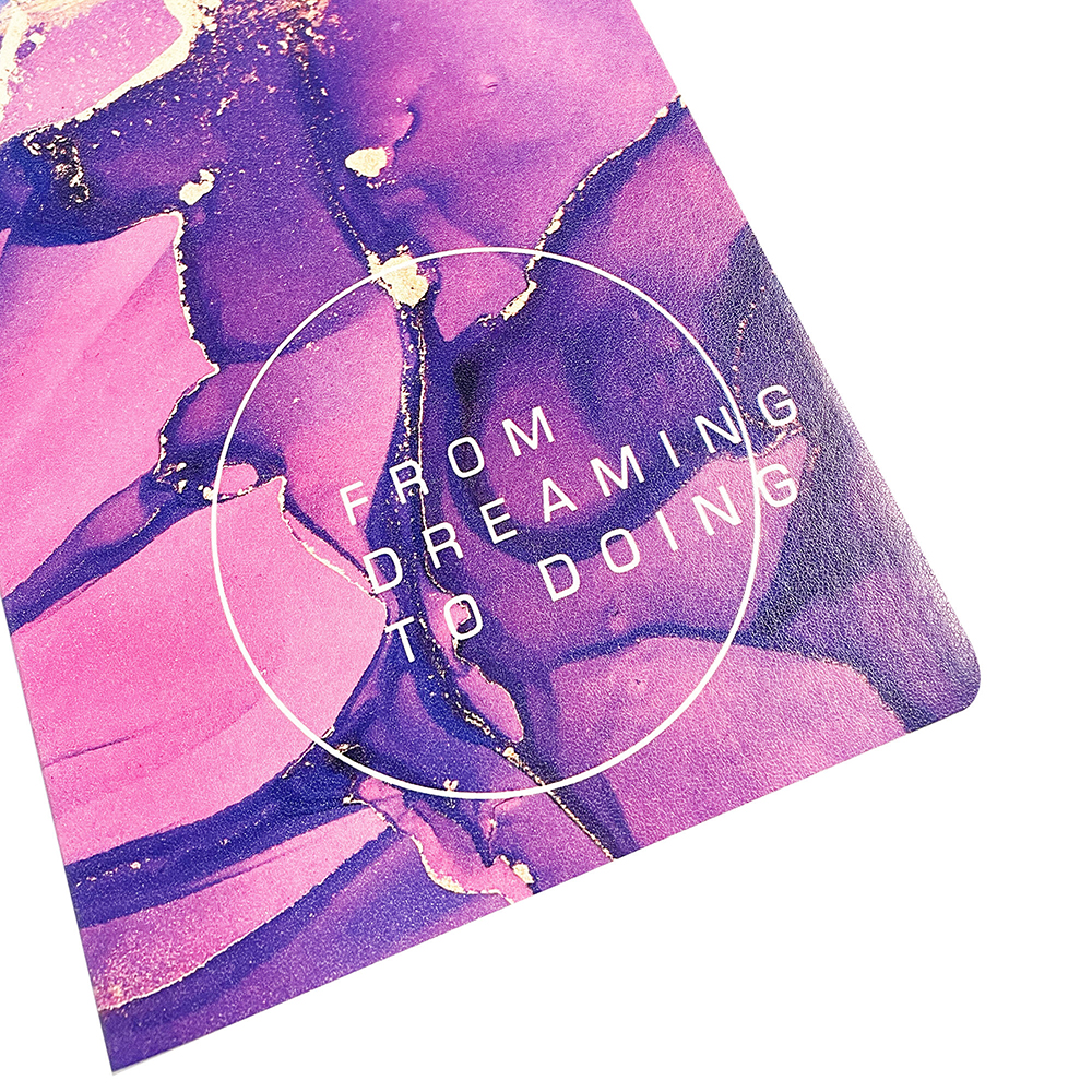 Блокнот "Dream book. № 1", A5, 80 листов, линейка, сиреневый - 3