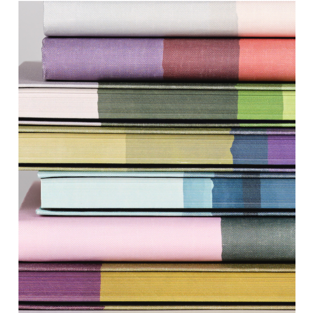 Еженедельник датированный "Stripes Shadow", А5, 96 листов, голубой, срез разноцветный, 2026 - 4