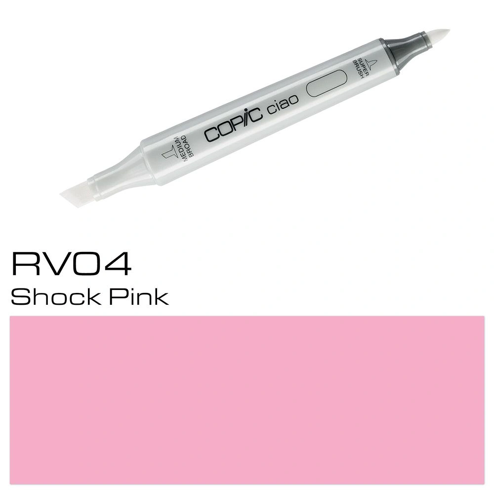 Маркер перманентный "Copic ciao", RV-04 ударный розовый