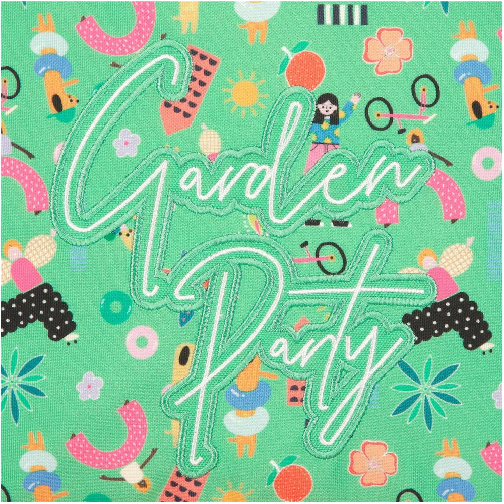 Рюкзак детский "Garden Party", 32 см, полиэстер, зеленый, розовый - 9