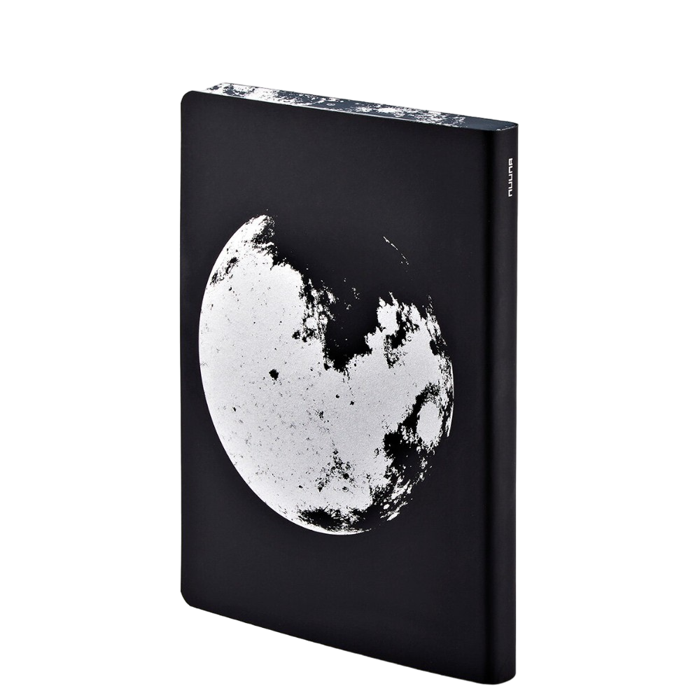 Блокнот "Graphic L Moon", А5, 128 листов, в точку, черный - 2