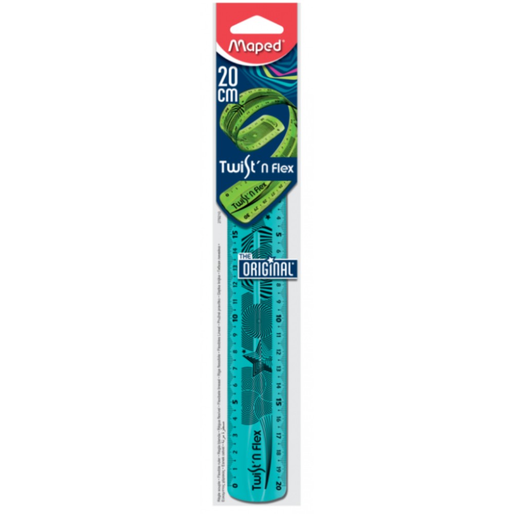 Линейка Maped "Twist'n Flex", 20 см, ассорти - 2