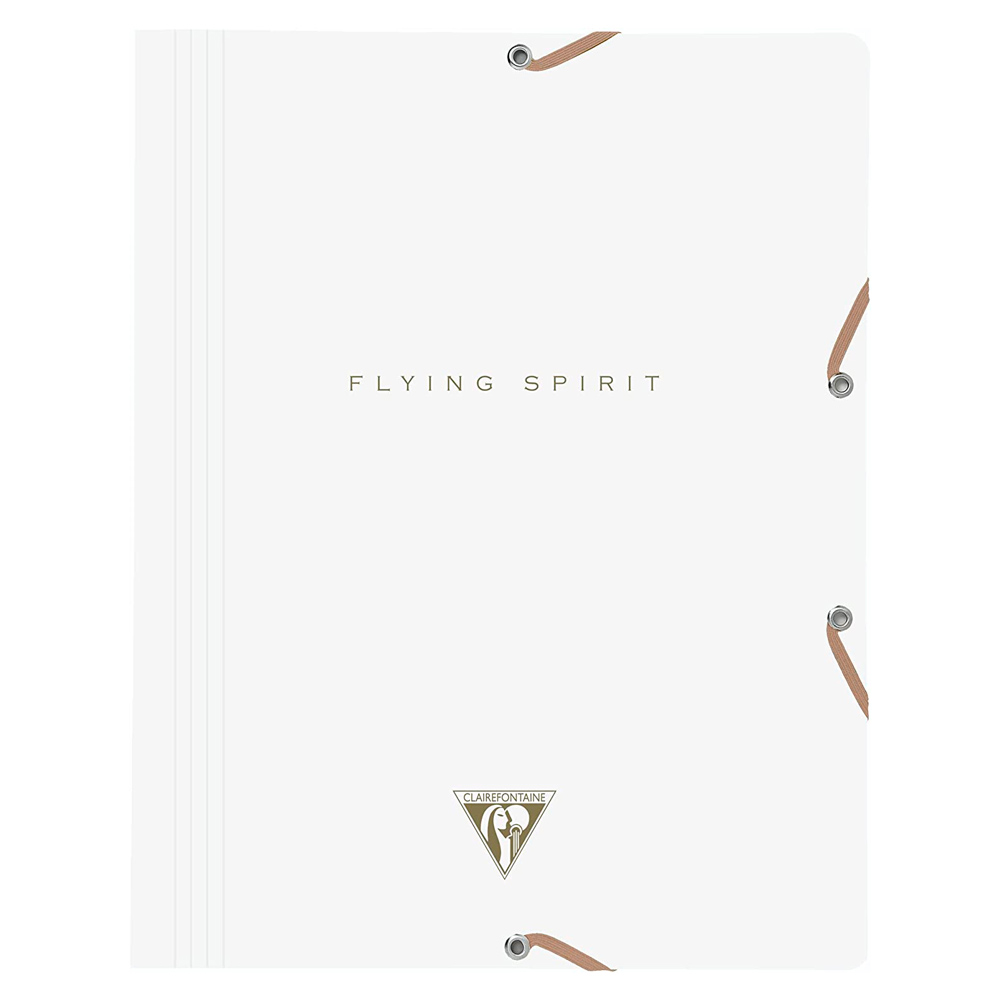 Папка на резинках "Flying Spirit", А4, 15 мм, белый