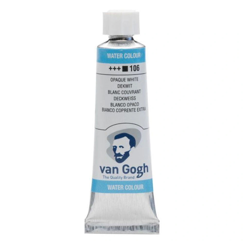 Краски акварельные "Van Gogh", 106 белый суперукрывистый, 10 мл