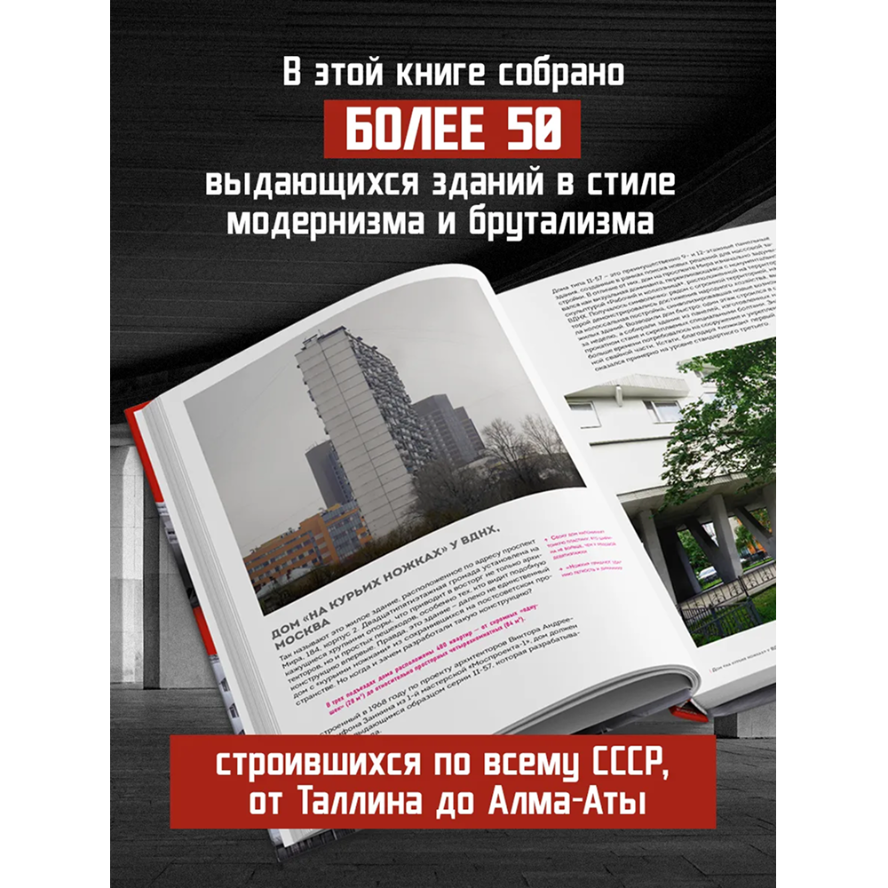 Книга "Брутализм и модернизм в архитектуре СССР. Шедевры из стекла и бетона" - 4