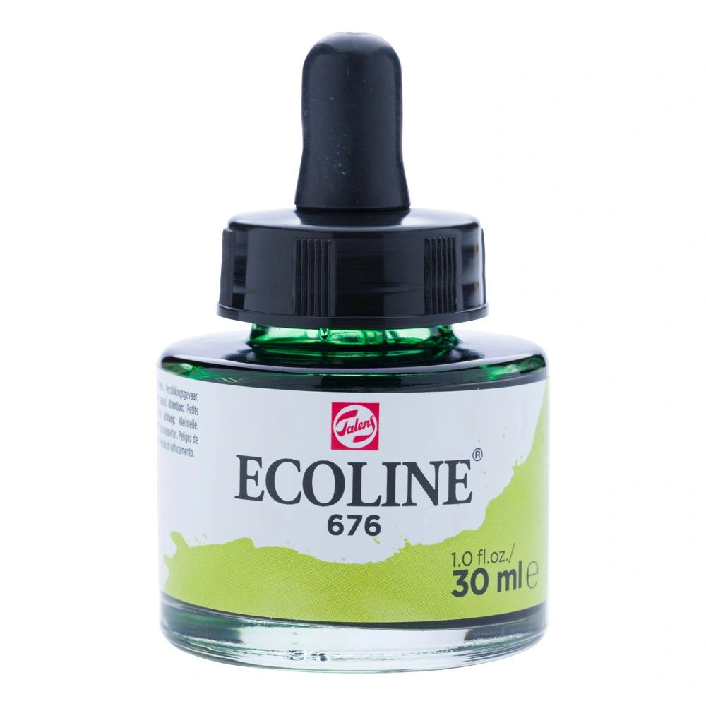 Жидкая акварель "ECOLINE", 676 травяная, 30 мл