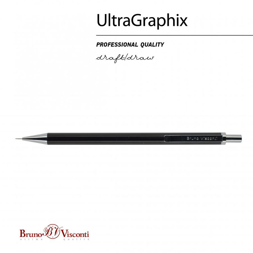 Карандаш автоматический "UltraGraphix", 0.3 мм, с ластиком, ассорти - 2