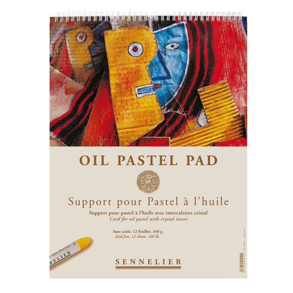 Блок бумаги для пастели "Oil Pastel Pad", 30x40 см, 340 г/м2, 12 листов